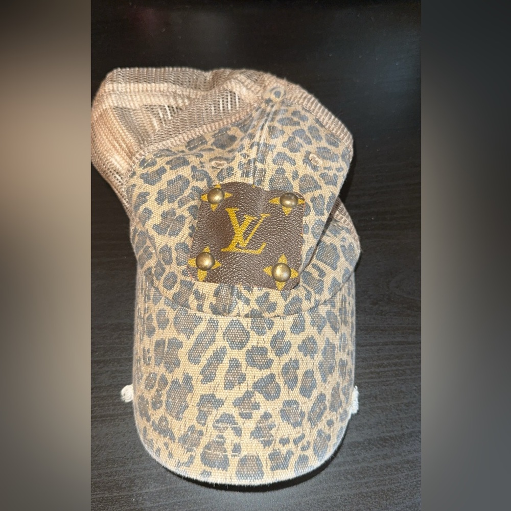 Louis Vuitton Leopard Hat- Vintage Boho Bags